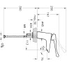 Смеситель для раковины VITRA AQUAMED SOLID S A42484EXP